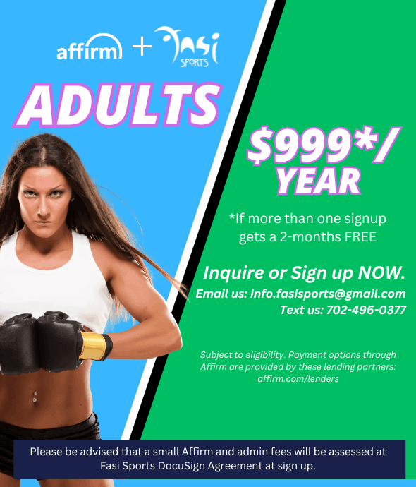 NEW SPECIAL DEAL FOR 2025 – ADULT PROGRAM