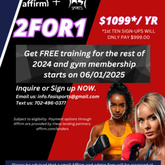 2 FOR 1 Summer Special $1,099. 1st Ten Sign-Ups Pay Only $999.